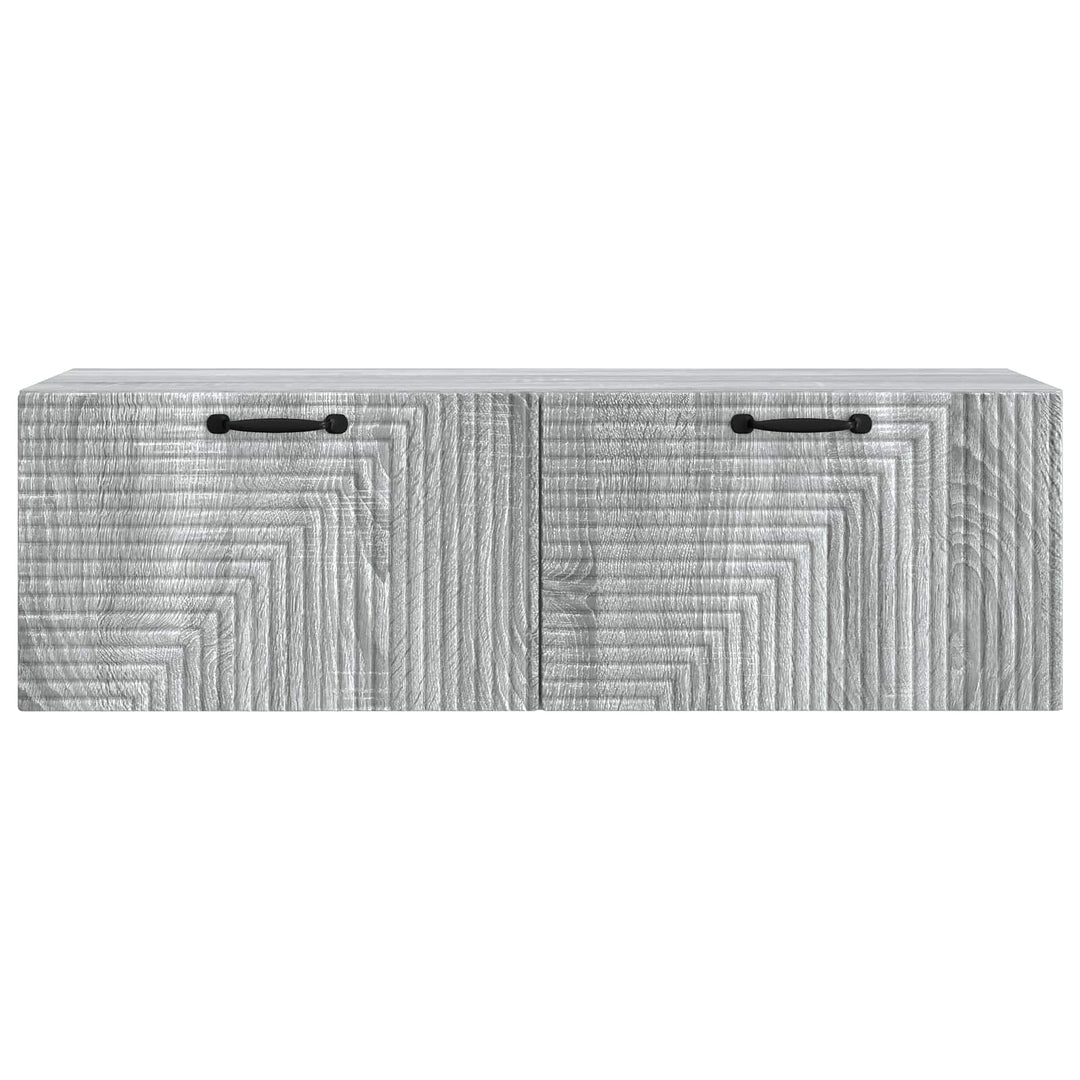 Væghængt TV-skab Grå sonoma-eg 98 x 31 x 30 cm Konstrueret træ