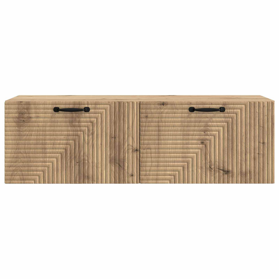 Væghængt TV-skab 98 x 31 x 30 cm Artisan-eg Konstrueret træ