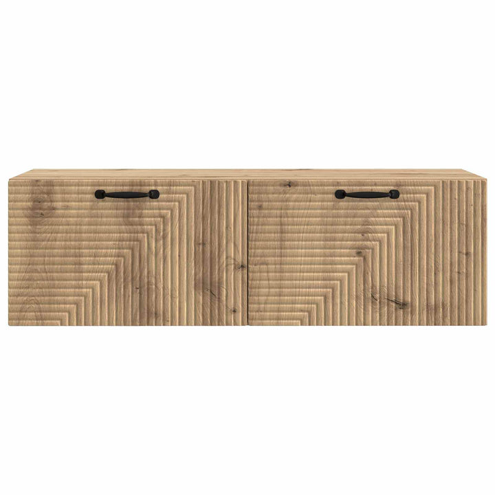 Væghængt TV-skab 98 x 31 x 30 cm Artisan-eg Konstrueret træ