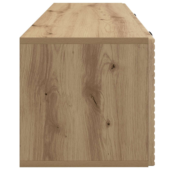 Væghængt TV-skab 98 x 31 x 30 cm Artisan-eg Konstrueret træ