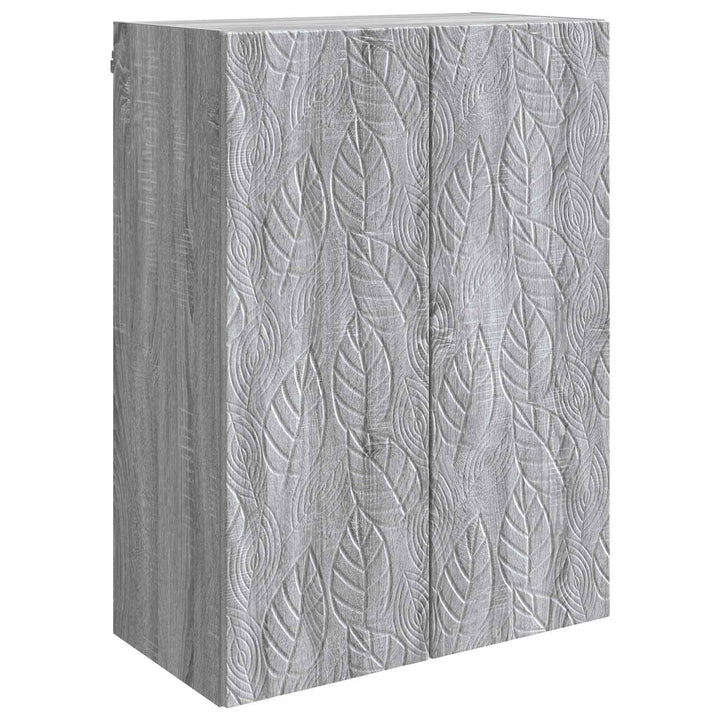 Vægmonteret skab 66 x 34,5 x 90 cm Konstrueret træ Grå Sonoma