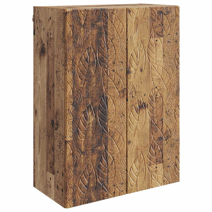 Vægmonteret skab Gammelt træ 66 x 34,5 x 90 cm Konstrueret træ