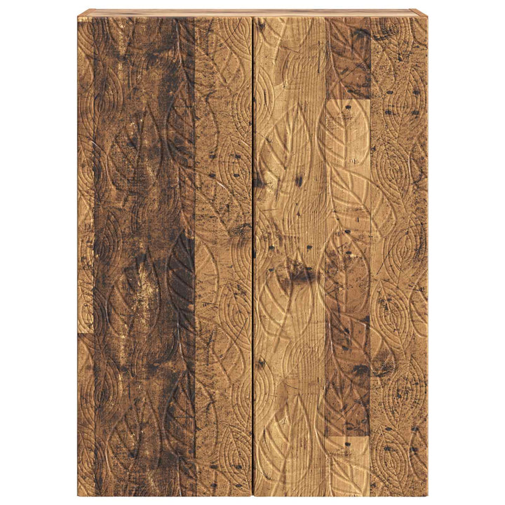Vægmonteret skab Gammelt træ 66 x 34,5 x 90 cm Konstrueret træ