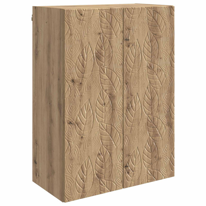Vægmonteret skab Artisan-eg 66 x 34,5 x 90 cm Konstrueret træ