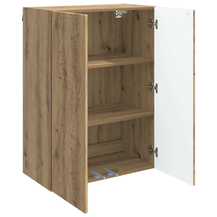 Vægmonteret skab Artisan-eg 66 x 34,5 x 90 cm Konstrueret træ