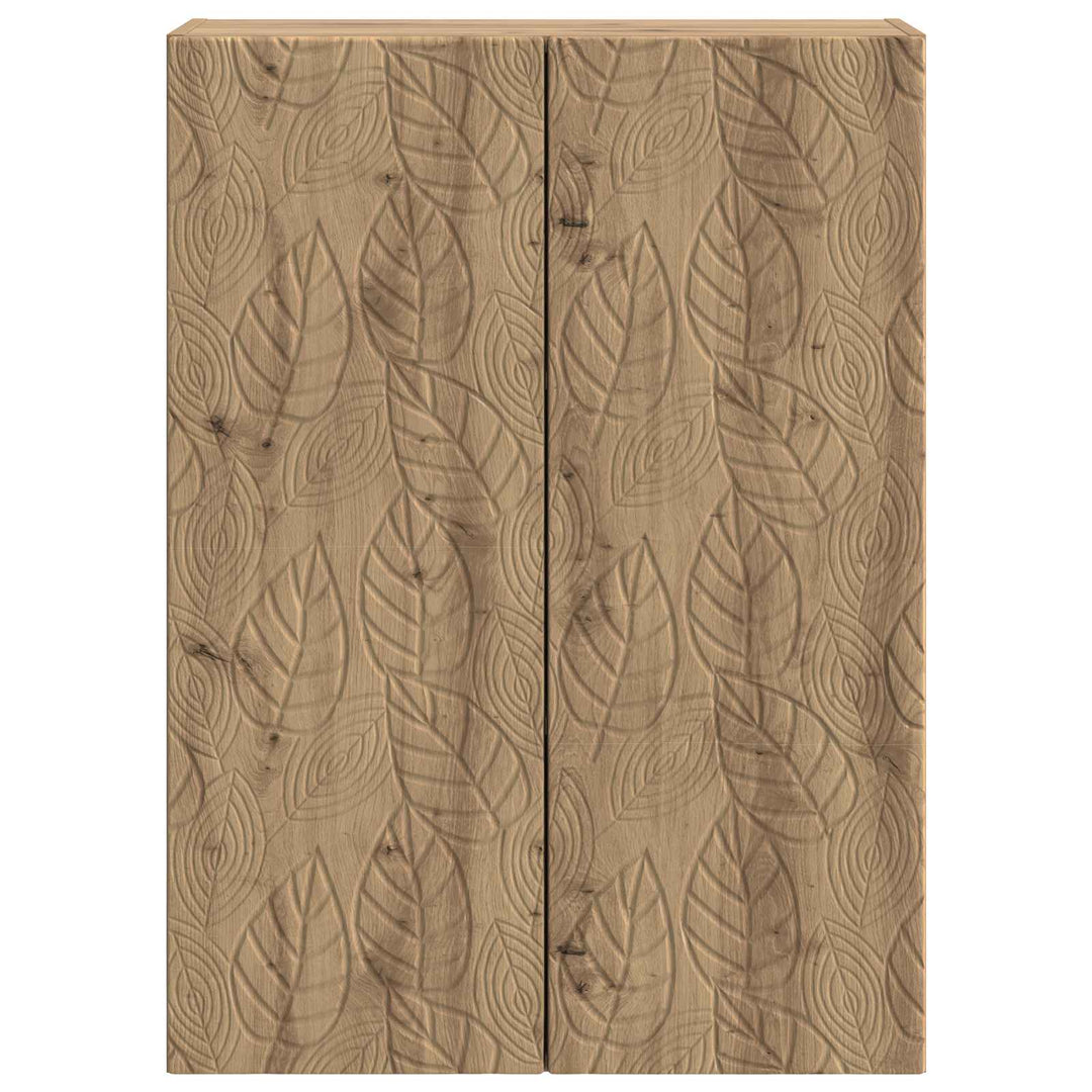 Vægmonteret skab Artisan-eg 66 x 34,5 x 90 cm Konstrueret træ