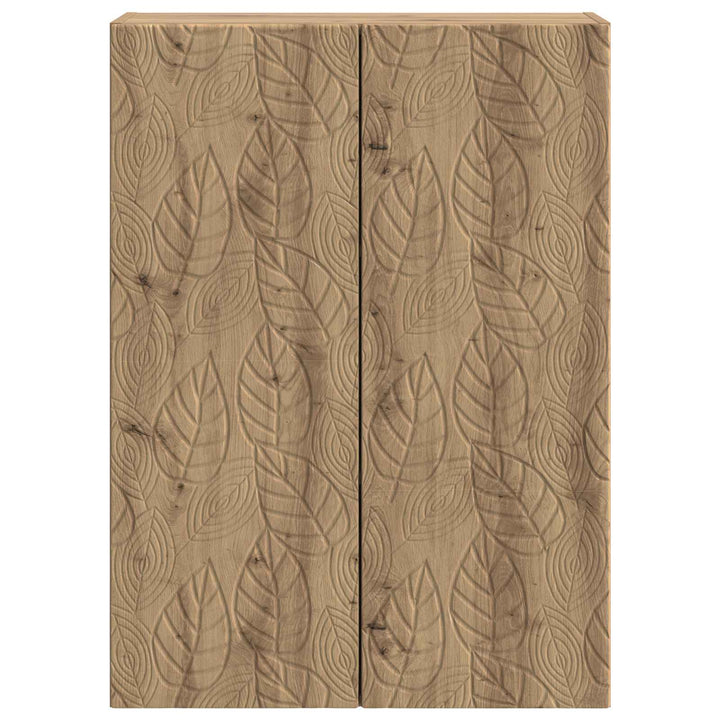 Vægmonteret skab Artisan-eg 66 x 34,5 x 90 cm Konstrueret træ