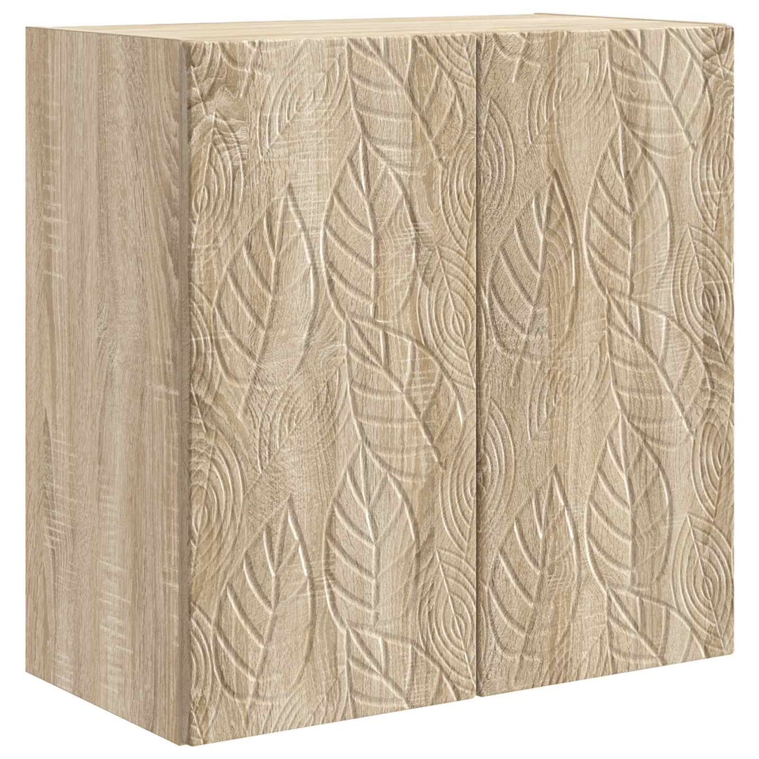 Vægmonteret skab Sonoma-eg 59 x 31 x 60 cm Konstrueret træ