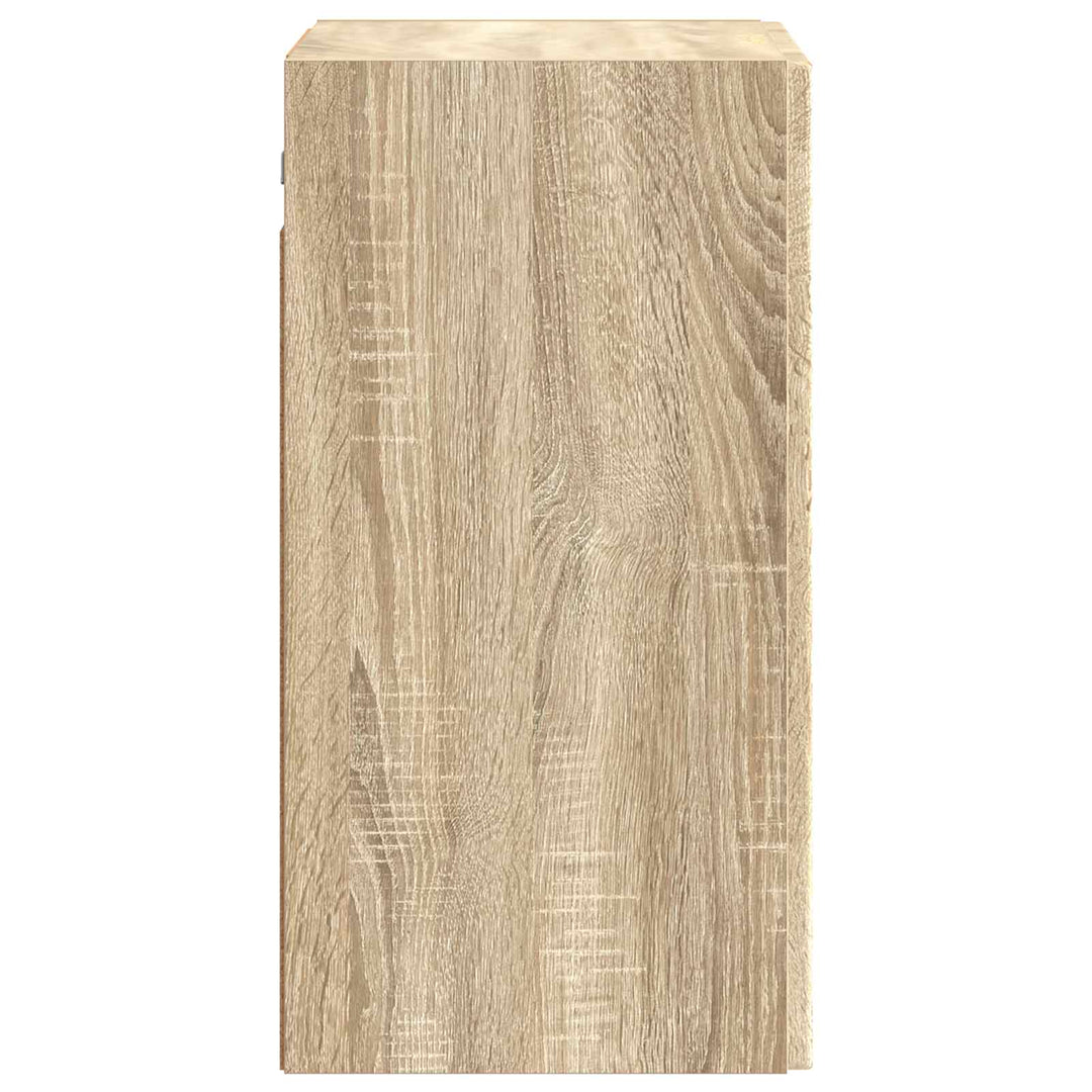 Vægmonteret skab Sonoma-eg 59 x 31 x 60 cm Konstrueret træ