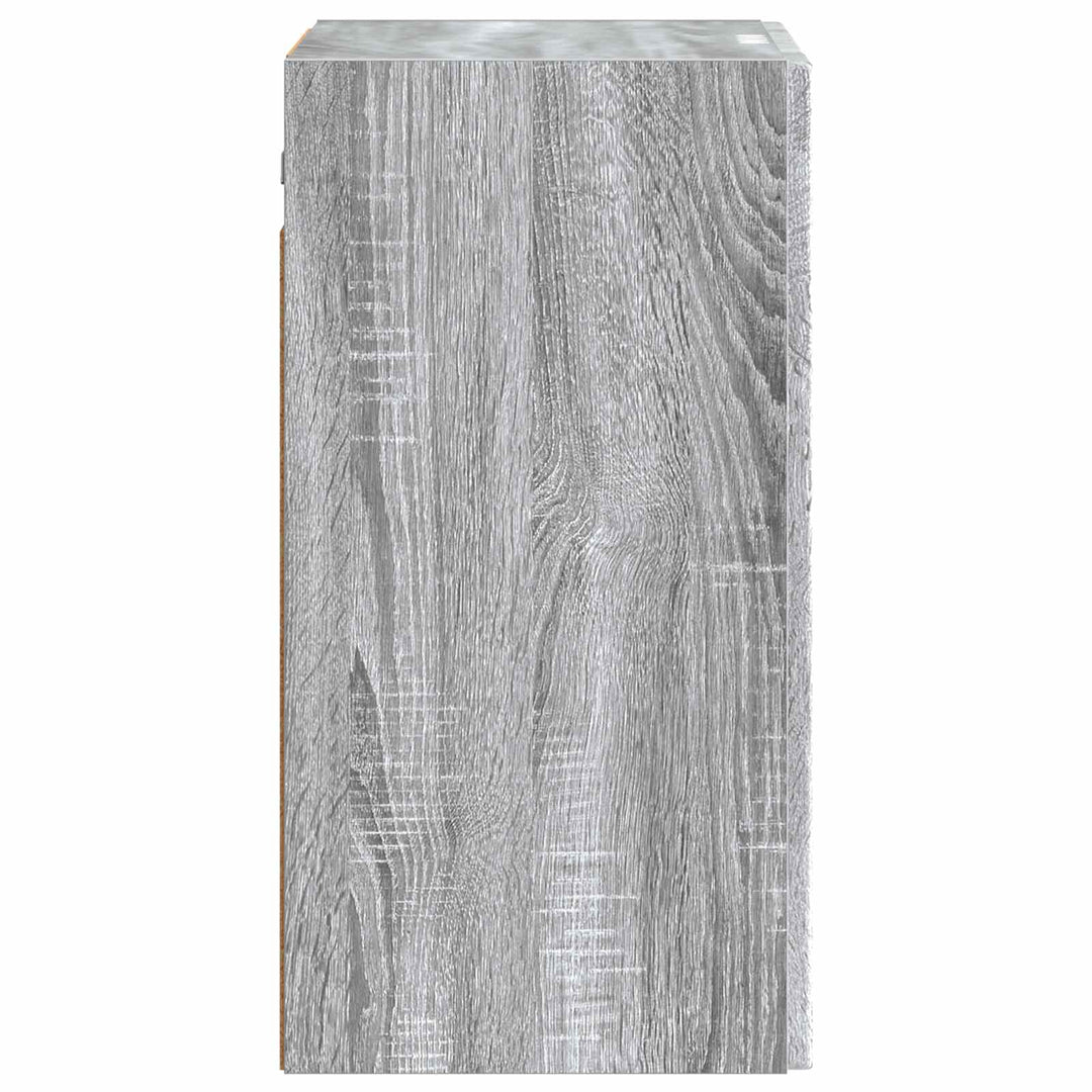 Vægmonteret skab 59 x 31 x 60 cm Konstrueret træ Grå Sonoma
