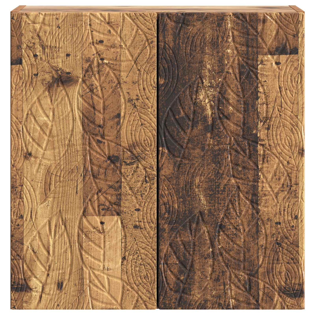 Vægmonteret skab Gammelt træ 59 x 31 x 60 cm Konstrueret træ