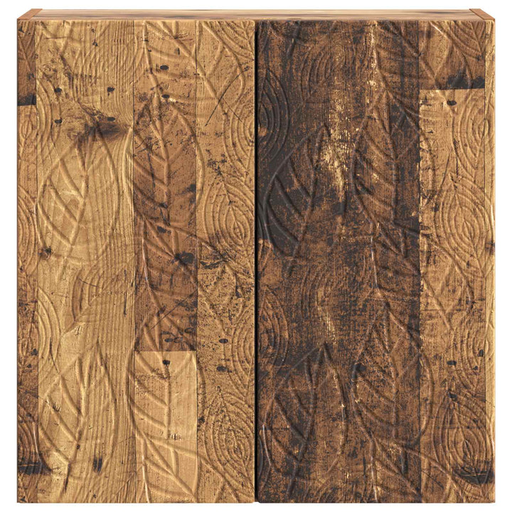Vægmonteret skab Gammelt træ 59 x 31 x 60 cm Konstrueret træ