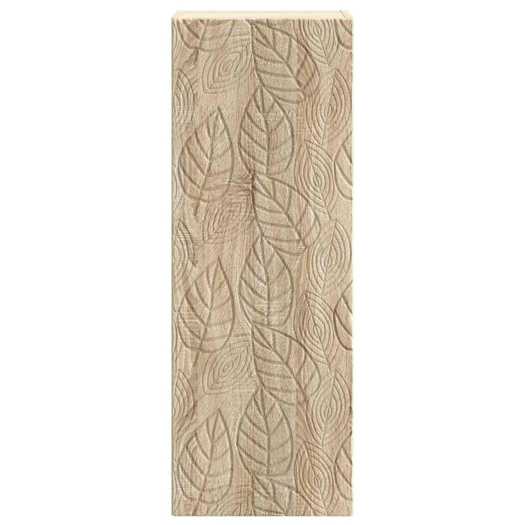 Vægmonteret skab Sonoma-eg 33 x 34,5 x 90 cm Konstrueret træ