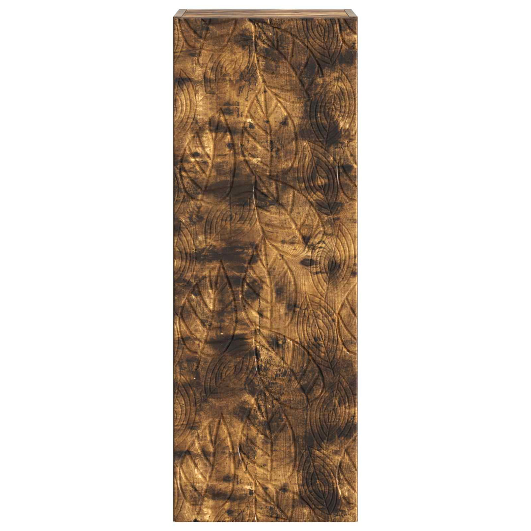 Vægmonteret skab 33 x 34,5 x 90 cm Konstrueret træ Røget eg