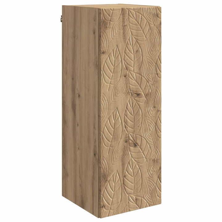 Vægmonteret skab Artisan-eg 33 x 34,5 x 90 cm Konstrueret træ