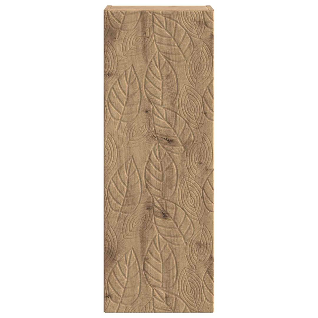 Vægmonteret skab Artisan-eg 33 x 34,5 x 90 cm Konstrueret træ