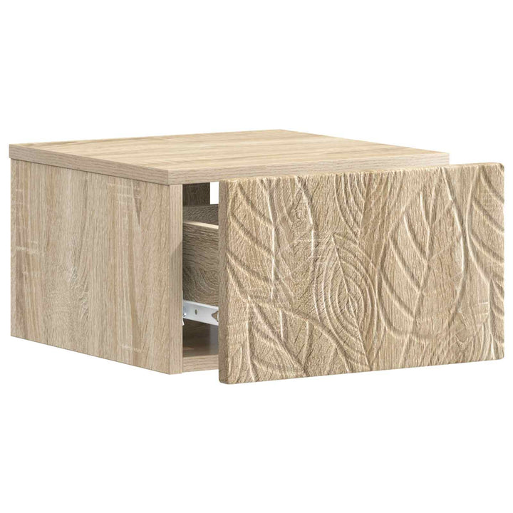 Væghængt Sideskab Sonoma-eg 34,5 x 33 x 20 cm Konstrueret træ