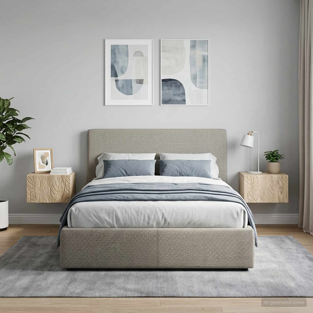 Væghængt Sideskab 2 pcs Sonoma-eg 34,5 x 33 x 20 cm