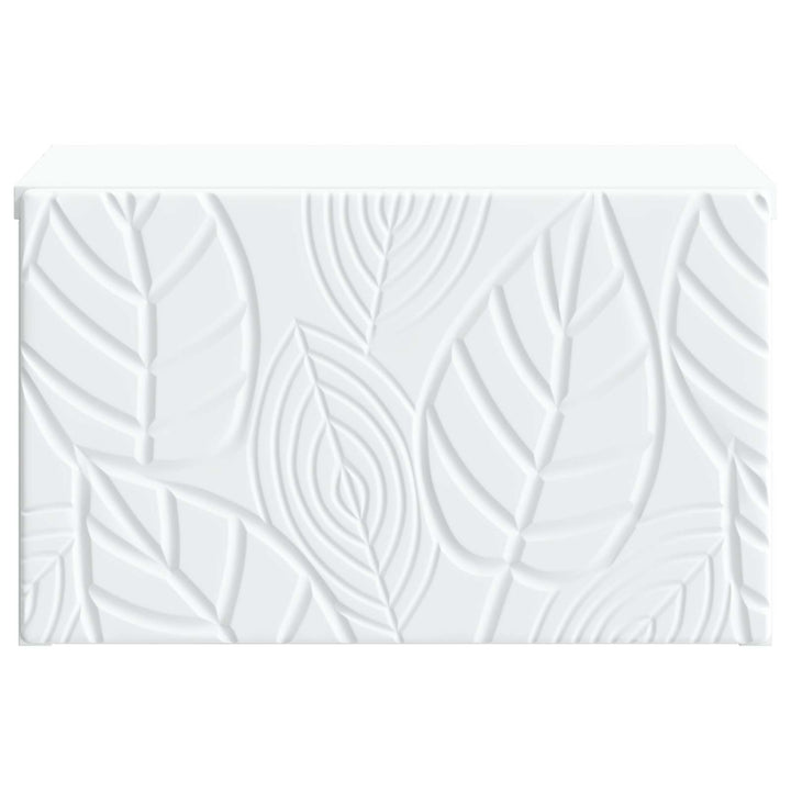 Væghængt Natbord 2 pcs Hvid 49 x 34,5 x 20 cm Konstrueret træ
