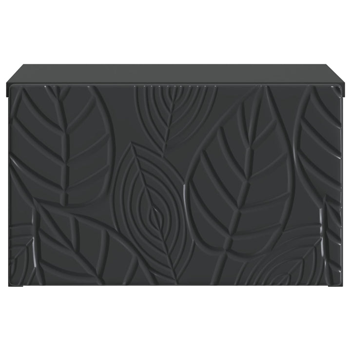 Væghængt Natbord 2 pcs Sort 49 x 34,5 x 20 cm Konstrueret træ
