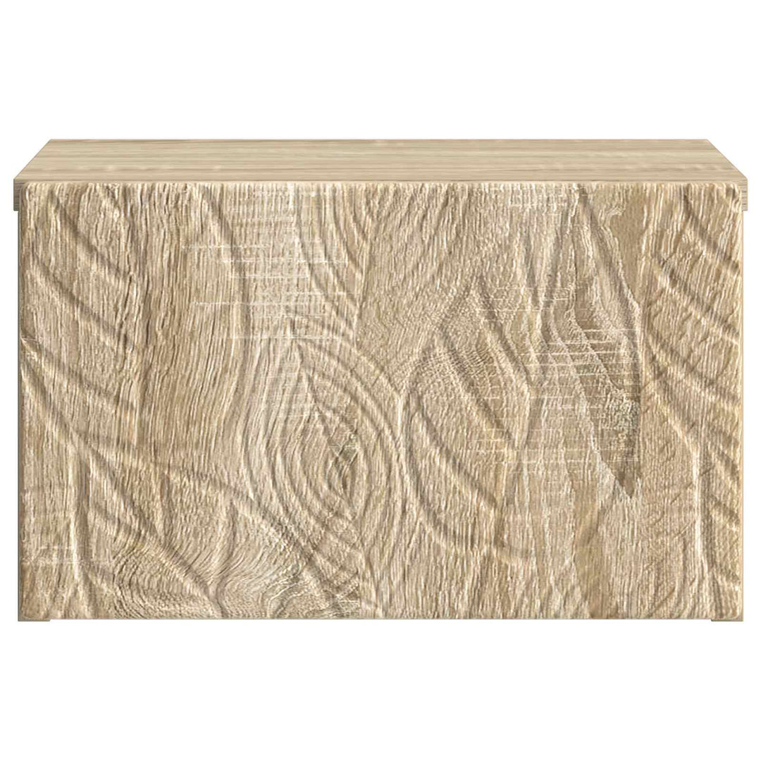 Væghængt Natbord 2 pcs Sonoma-eg 49 x 34,5 x 20 cm