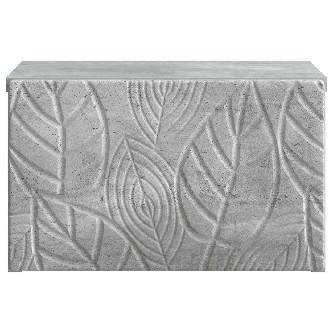 Væghængt Natbord 2 pcs Betongrå 49 x 34,5 x 20 cm