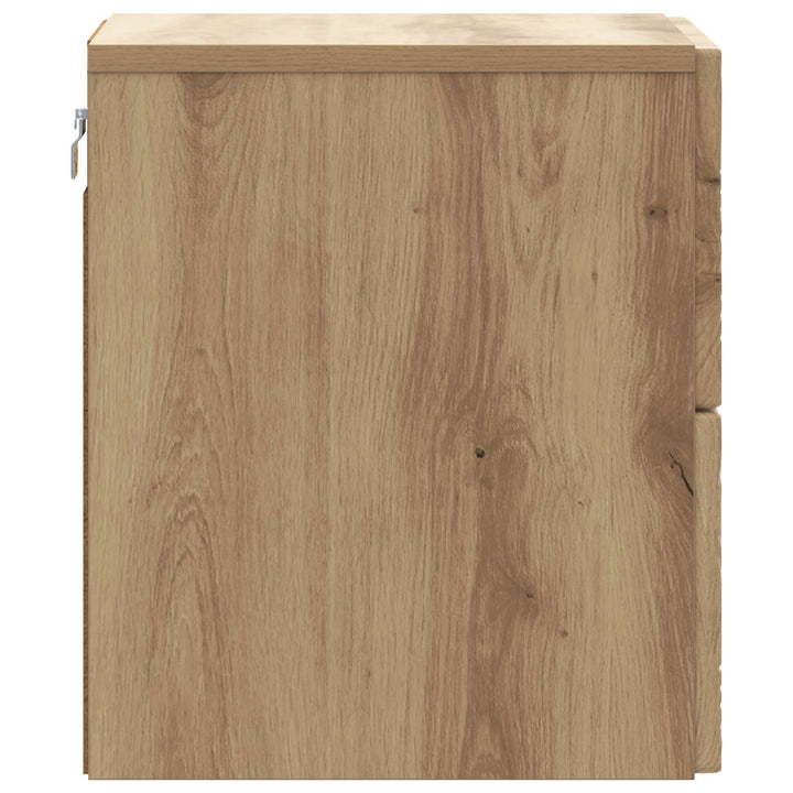 Væghængt Natbord 2 pcs Artisan-eg 34,5 x 33 x 40 cm