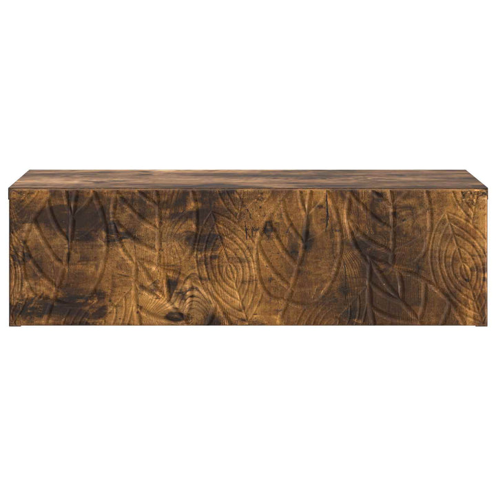 Væghængt Sideskab 59 x 34,5 x 17 cm Konstrueret træ Røget eg