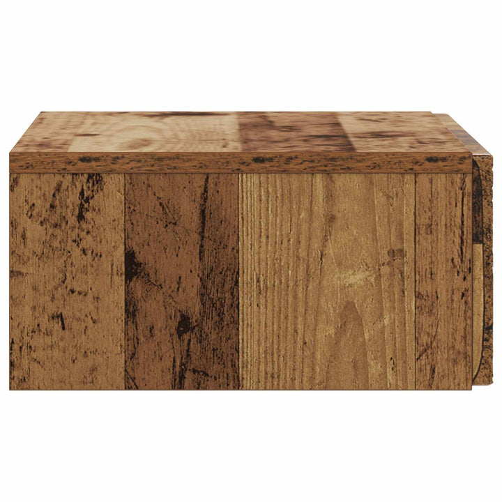 Væghængt Sideskab Gammelt træ 59 x 34,5 x 17 cm Konstrueret træ