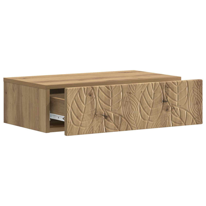 Væghængt Sideskab Artisan-eg 59 x 34,5 x 17 cm Konstrueret træ