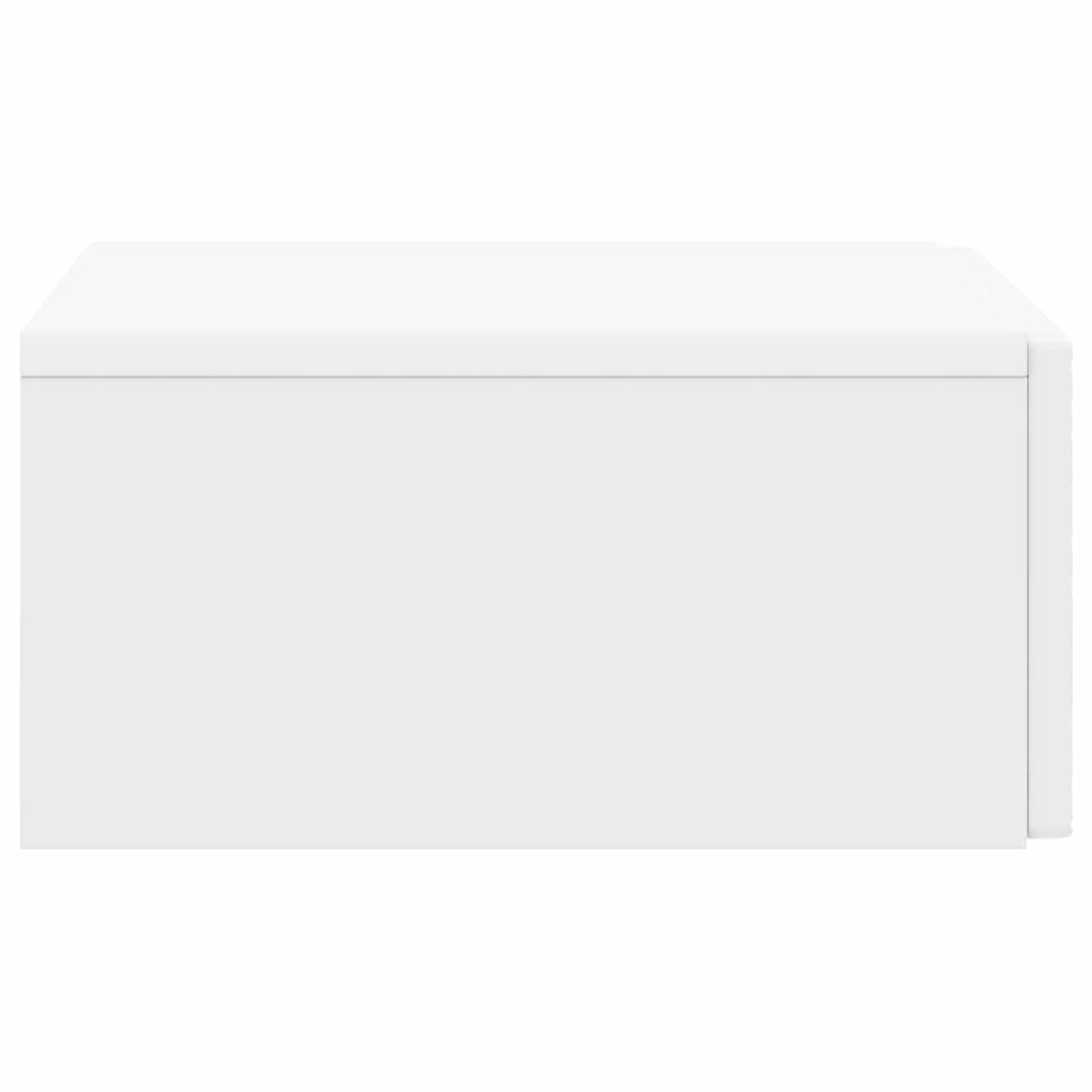 Væghængt Sideskab Hvid 87,5 x 34,5 x 17 cm Konstrueret træ