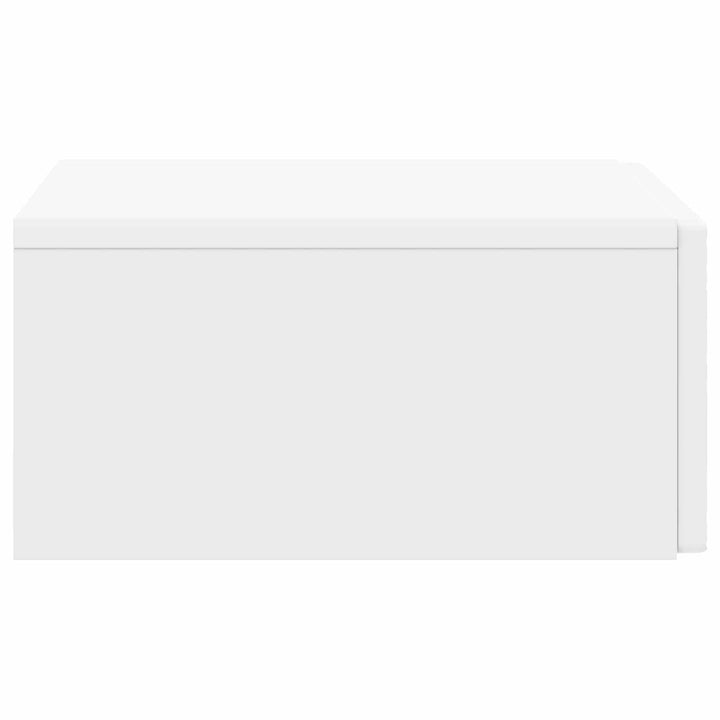 Væghængt Sideskab Hvid 87,5 x 34,5 x 17 cm Konstrueret træ