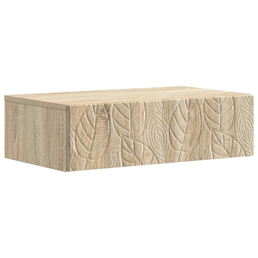 Væghængt Sideskab Sonoma-eg 87,5 x 34,5 x 17 cm Konstrueret træ