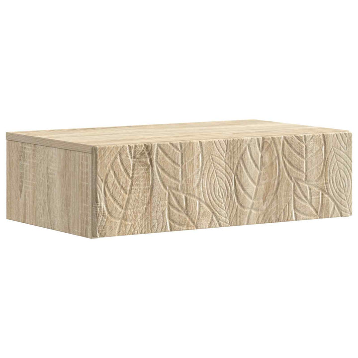 Væghængt Sideskab Sonoma-eg 87,5 x 34,5 x 17 cm Konstrueret træ