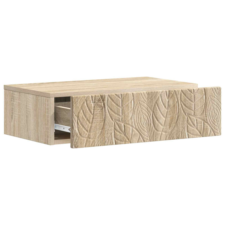 Væghængt Sideskab Sonoma-eg 87,5 x 34,5 x 17 cm Konstrueret træ