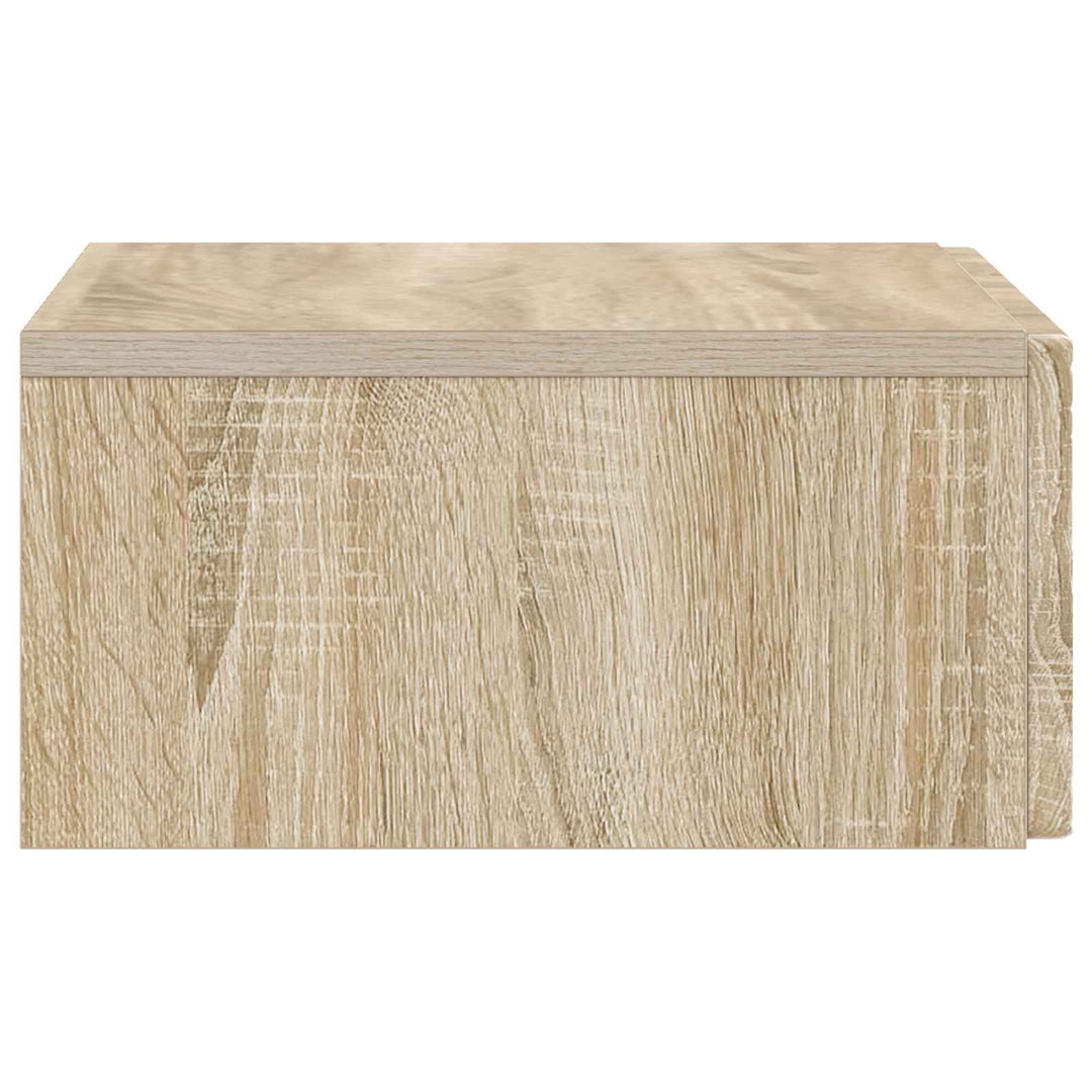 Væghængt Sideskab Sonoma-eg 87,5 x 34,5 x 17 cm Konstrueret træ