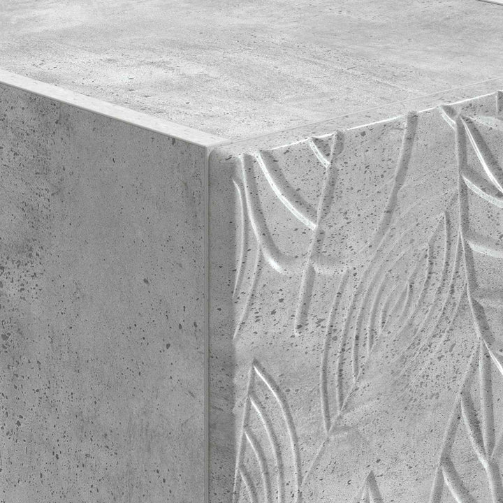Væghængt Sideskab Betongrå 87,5 x 34,5 x 17 cm Konstrueret træ