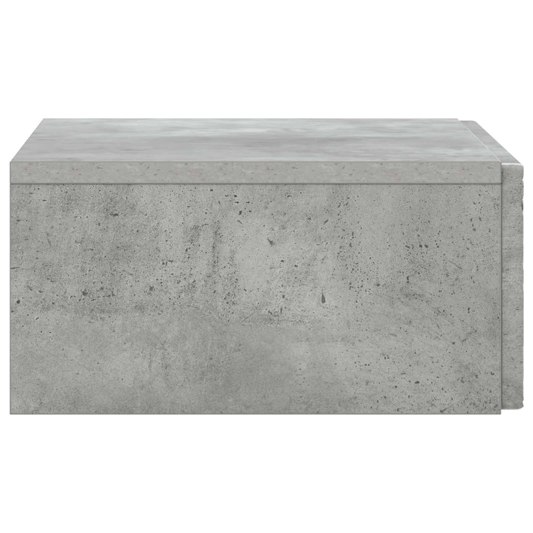 Væghængt Sideskab Betongrå 87,5 x 34,5 x 17 cm Konstrueret træ