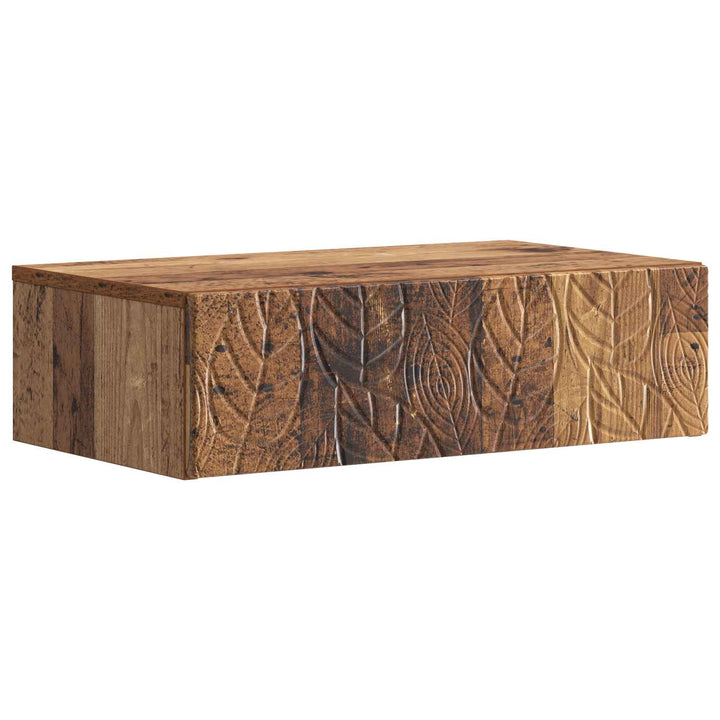 Væghængt Sideskab Gammelt træ 87,5 x 34,5 x 17 cm