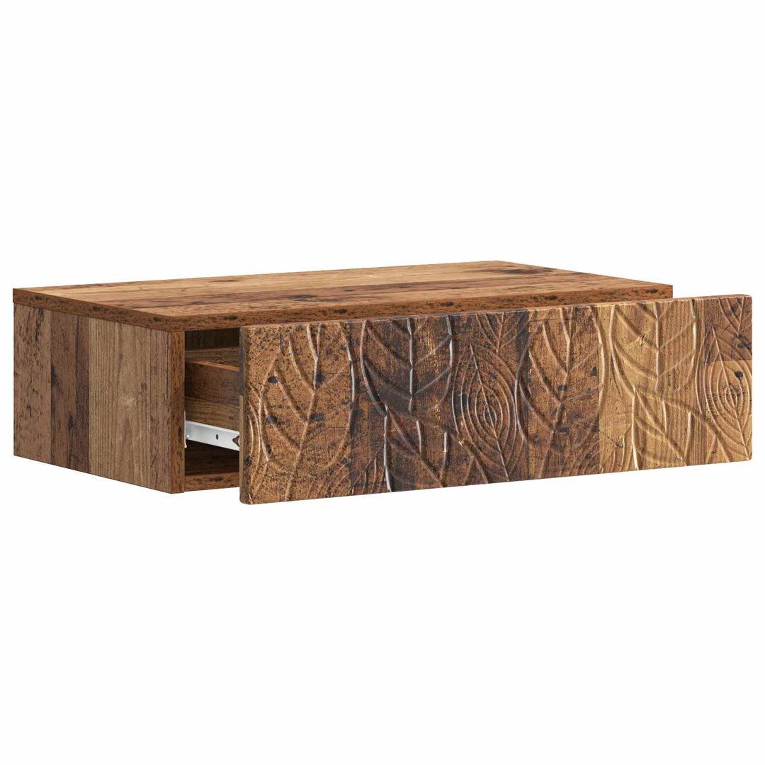 Væghængt Sideskab Gammelt træ 87,5 x 34,5 x 17 cm