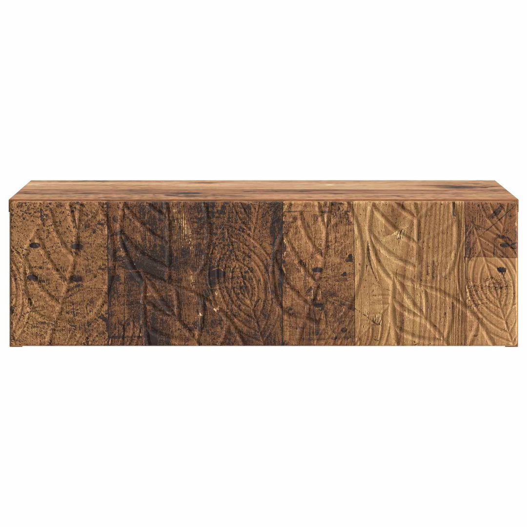 Væghængt Sideskab Gammelt træ 87,5 x 34,5 x 17 cm