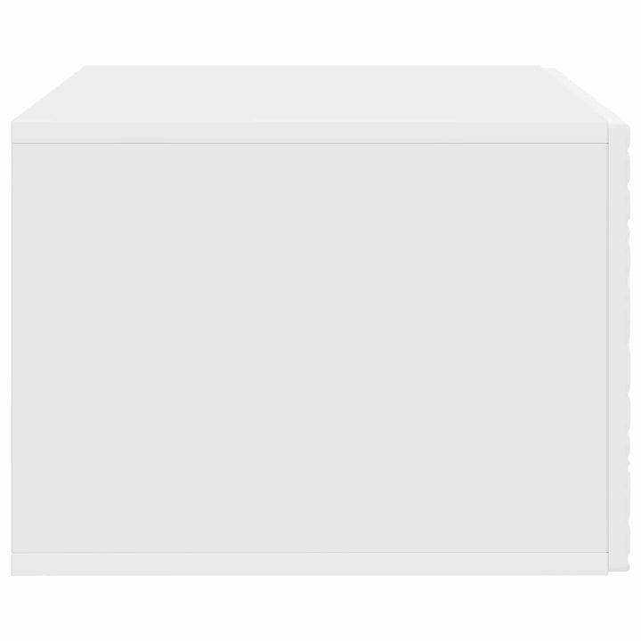 Væghængt TV-skab 59,5 x 41 x 30 cm Hvid Konstrueret træ