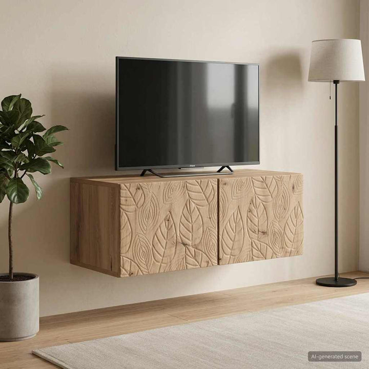 Væghængt TV-skab 59,5 x 41 x 30 cm Artisan-eg Konstrueret træ