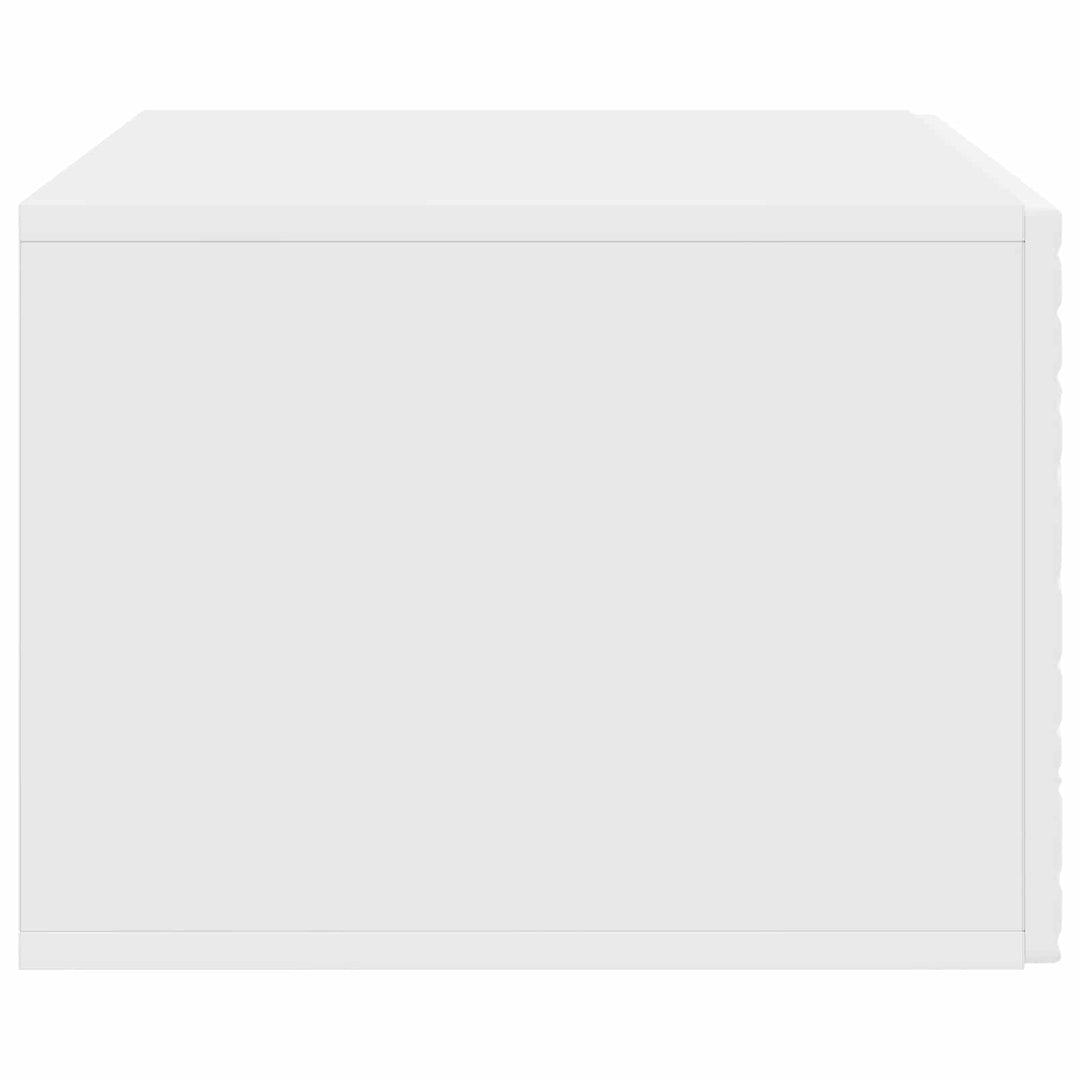 Væghængt TV-skab 78,5 x 41 x 30 cm Hvid Konstrueret træ