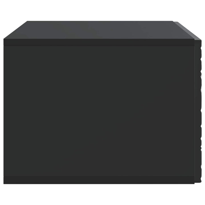 Væghængt TV-skab 78,5 x 41 x 30 cm Sort Konstrueret træ