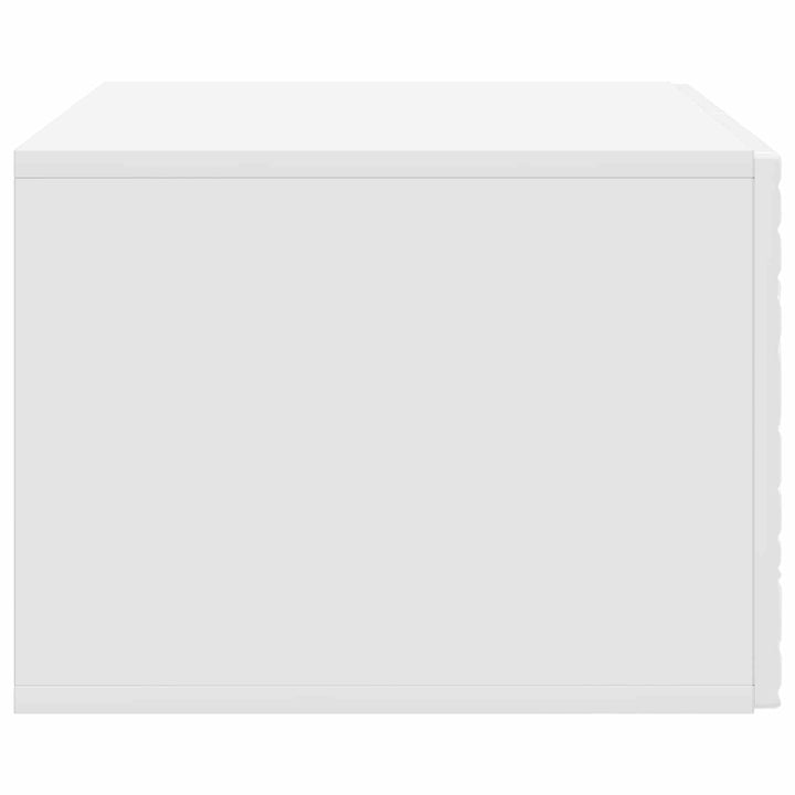 Væghængt TV-skab 78,5 x 41 x 30 cm Hvid højglans