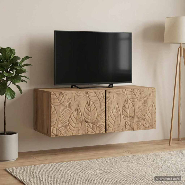 Væghængt TV-skab 78,5 x 41 x 30 cm Artisan-eg Konstrueret træ