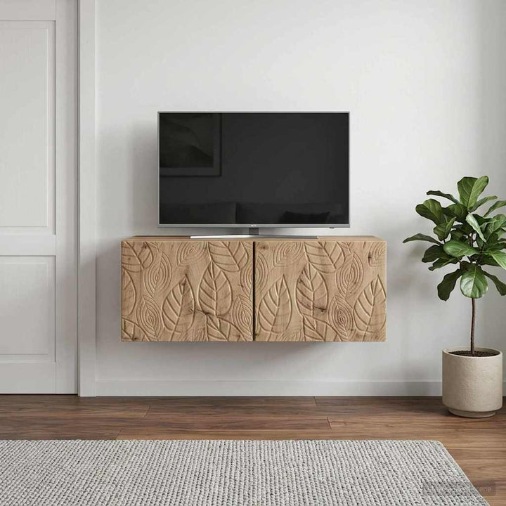 Væghængt TV-skab 78,5 x 41 x 30 cm Artisan-eg Konstrueret træ