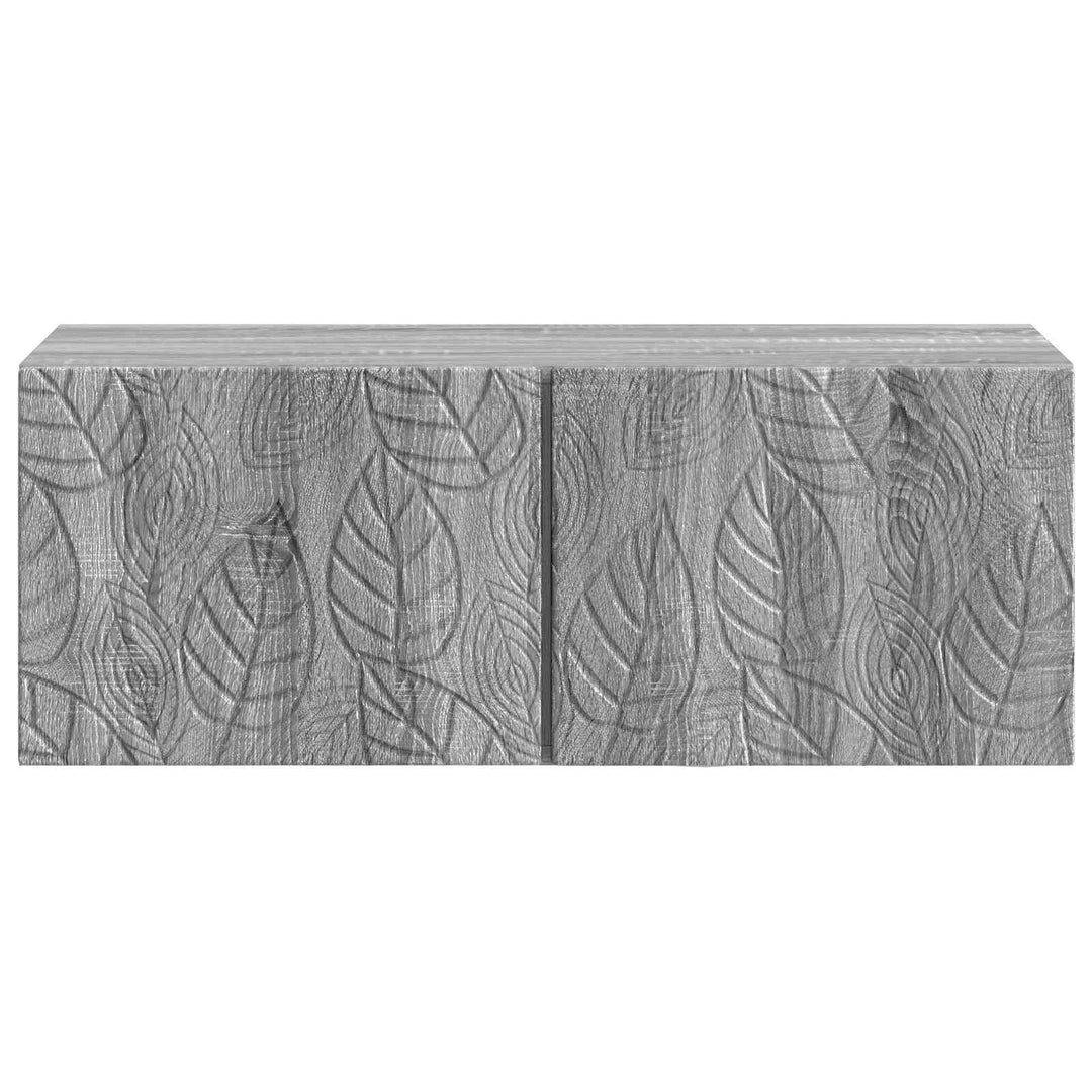 Væghængt TV-skab 98 x 41 x 30 cm Grå Sonoma Konstrueret træ