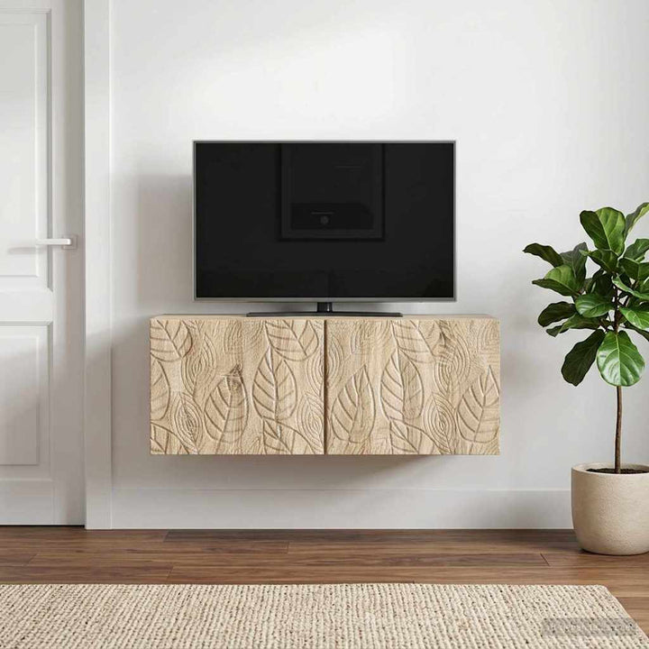 Væghængt TV-skab 59,5 x 31 cm Sonoma-eg Konstrueret træ